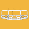 OXLEY Bull Bar Kit to Suit Toyota LC70 Single-Cab