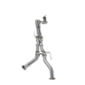 Torqit 3" DPF Back Twin to 4" Single Exhaust To Suit Toyota - HS8138XMSS-4