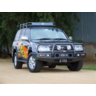 ECB Winch Bullbar w/ Bumper Lights To Suit Toyota LandCruiser - BT85SYB