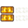 Roadvision LED Marker Lights Adhesive 2 Pack Amber - BR7A2S