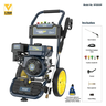 Vyking Force 3500PSI Petrol Pressure Washer - VF3500P
