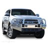 East Coast Bull Bars Big Tube  Bullbar Bar - With ECB bumper lights - ADR Compliant Silver Hammertone - EAF164SYZ