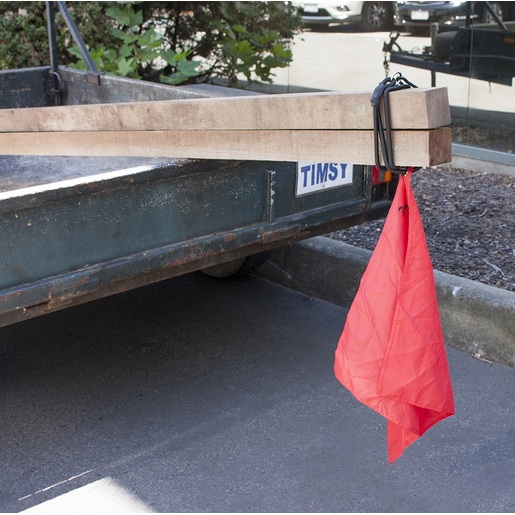 Rough Country Cargo/Towing Flag with Bungee Cord - RCBF