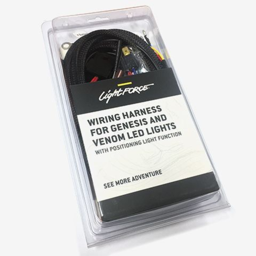 LightForce Harness Driving Light Kit 12V Genesis/Venom 8Pin - LFDLHTS2