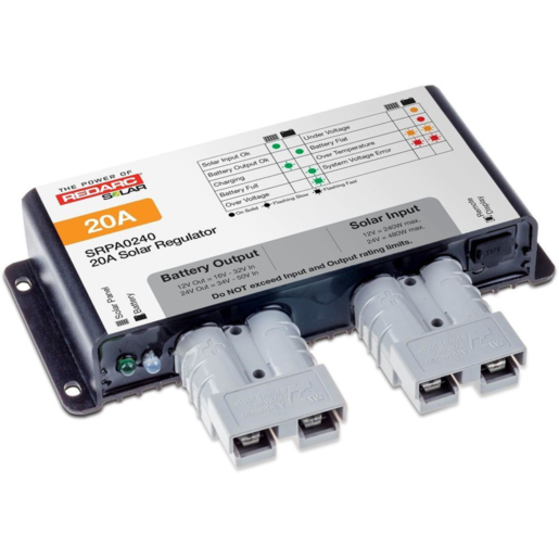 Redarc 20 Amp Solar Regulator - SRPA0240