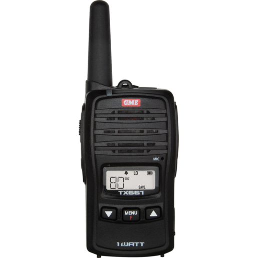 GME 1 Watt UHF CB Handheld Radio Twin Pack - TX667TP
