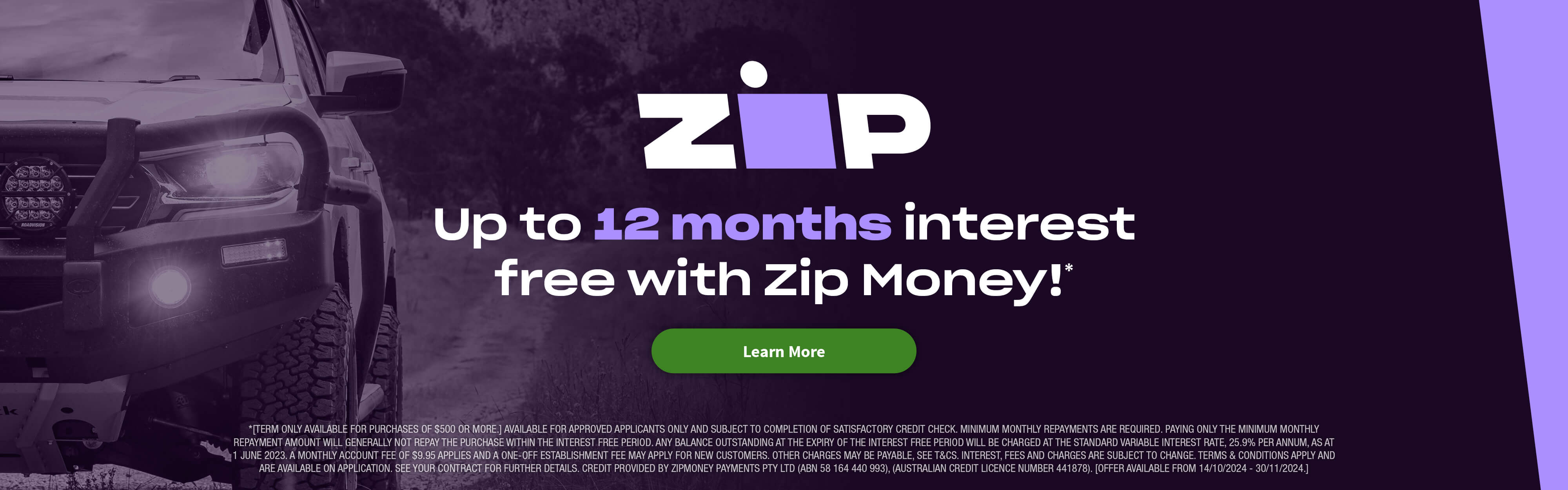 Zip promo 12 months