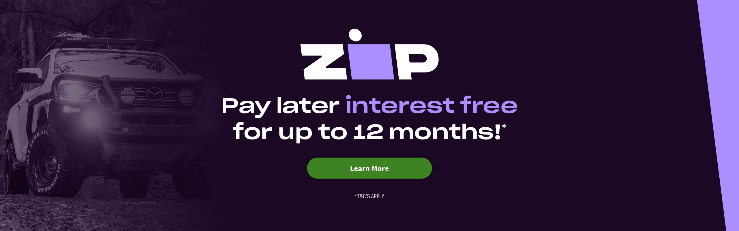 Zip Pay Promo Opposite Lock